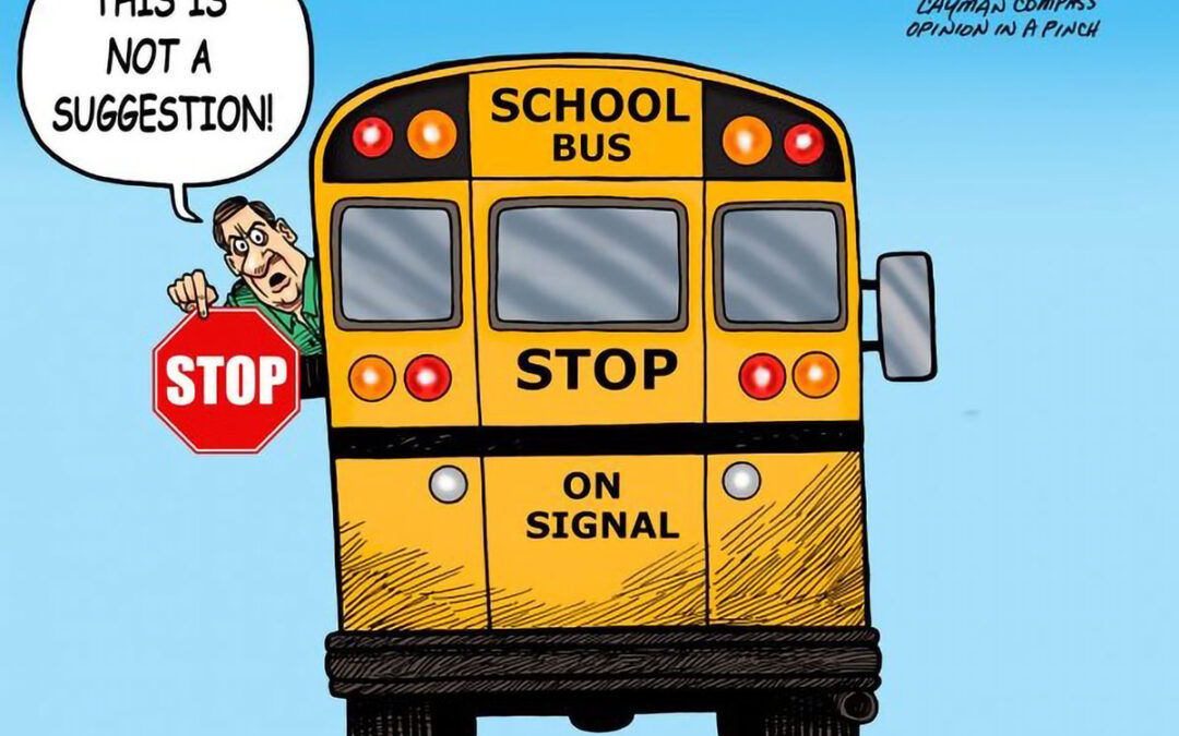 Area Superintendents remind drivers of school bus safety as school starts